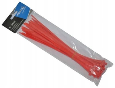 Rode Kabelbinders 5x250mm (50 stuks) - Duurzaam en Veelzijdig