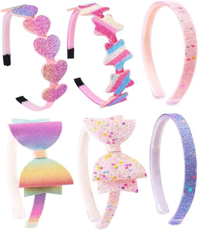 Liefdevolle Cartoon Haarband met Strik, Mode Haaraccessoires voor Tieners en Meisjes, Comfortabel en Stijlvol