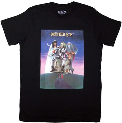 Beetlejuice - Movie Poster Heren Tshirt - S - Zwart