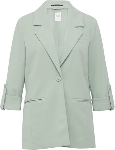 Vrouwelijke blazer met opgerolde mouwen QS