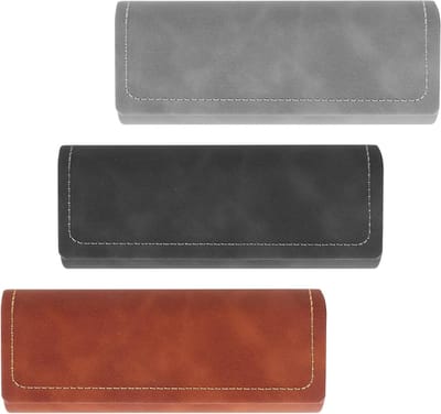 Driedelige Hardcase Brilhoes - Draagbare Hardshell met Magnetische Sluiting voor Zonnebrillen en Leesbrillen - Geschikt voor Diverse Brillen en Accessoires