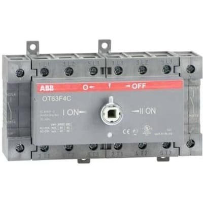 ABB OT63F4C Omkeerschakelaar Vergrendelbaar 63 A 750 V Zwart 1 stuk(s) Piece