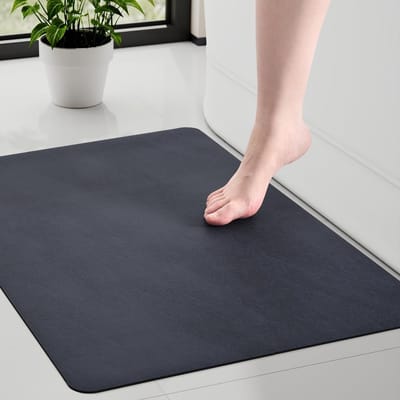 Dunne Antislip Badmat 40 x 60 cm - Superabsorberend, Wasbaar en Sneldrogend - Ideaal voor Douche en Badkamer
