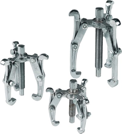 Silverline 3-delige tandwiel trekker set - heavy-duty - 75, 100 en 150 mm - omkeerbaar gebruik