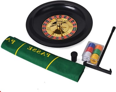 Casino Roulette Set - Roulette Tafelspel - Spelletjesavond Thuis - Precisielagers - 10 inch - Groen