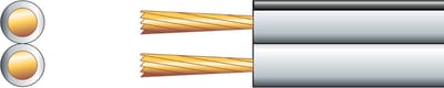 Luidsprekerkabel Wit 10 meter