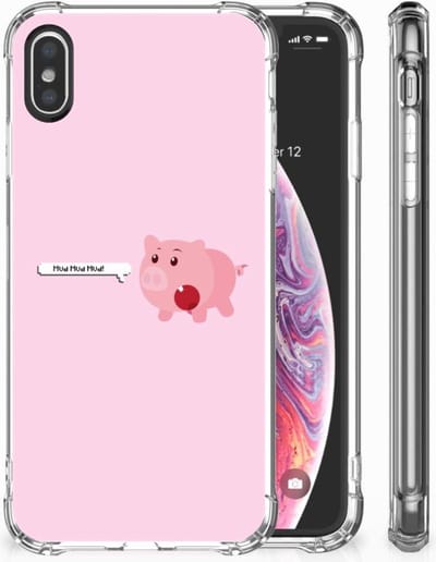 Apple iPhone X | Xs Stevig Bumper Hoesje Pig Mud