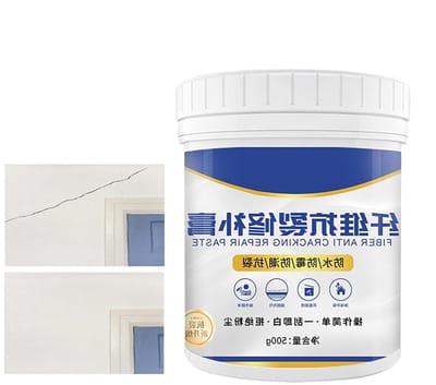 Wandreparatiekit - Scheurreparatiepasta - Muren Herstellen - Direct Klaar Voor Gebruik - 600 gram - Wit