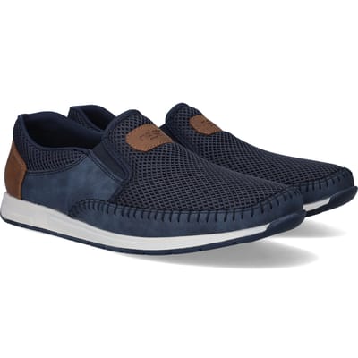 Rieker Instappers - Heren - Blauw - Maat:41