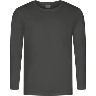 Promodoro Men´s Premium-T Long Sleeve E4099 - Charcoal (Solid) - 3XL
