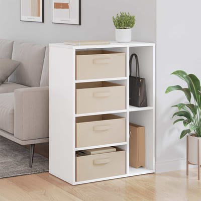 vidaXL - Dressoir - Wit - 60 - x - 33,5 - x - 84 - cm