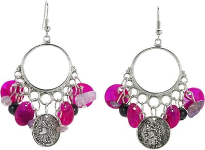 Behave - Oorhangers boho stijl met schelp en muntdetails voor festivals
