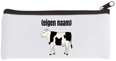 Akyol - koe met eigen naam Etui - Koe - boeren - iemand die houdt van koeien - verjaardag - cadeau - kado - 20 bij 9 cm