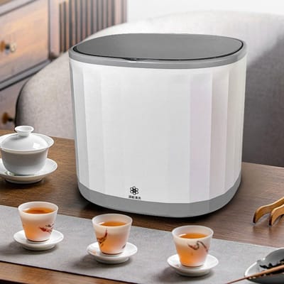 Dailygoods - Draagbare Mini-Vaatwasser - 360 ° Reiniging - Oplaadbaar via USB - 4L Capaciteit - Compact en Handig - Perfect voor Theeliefhebbers - Ide...