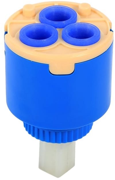 Store_7 - Keramische Schijf Cartridge - Vervanging voor Kraan Kleppen - 35/40 mm - Blauw - Keuken en Badkamer - Geschikt voor Wastafels en Douches