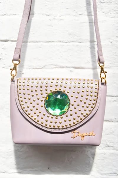 Désjà Vu - Bling Bag - Beige - Grote Groene Steen