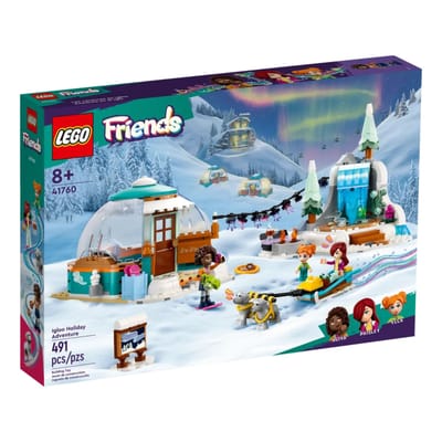 LEGO Friends Iglo vakantieavontuur Speelgoed Winter Glamping Set met Speelgoed Hond - 41760