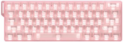 DAREU COOL 60 Pink-clear 60% ICE Blade Magnetische Switch 8K Hz Hall Effect Hotswap RGB Engelse Gaming Toetsenbord