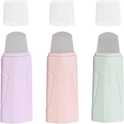 Set van 3 Blackhead Verwijdering Tools - Draagbare Gezichtscraper in Roze, Groen en Paars voor Effectieve Verzorging van Huid en Comedonen voor Mannen en Vrouwen