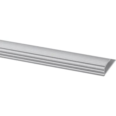 Eindprofiel Aluminium Zilver - Voor Pvc Vloer - 4-6mm - Antislip - 950mm