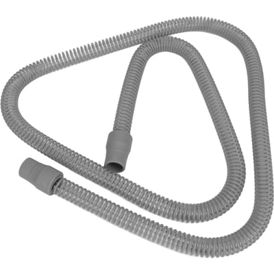 Ensemble de remplacement de tube pour appareil respiratoire, tube souple pour appareil respiratoire avec connecteurs en caoutchouc, gris gris