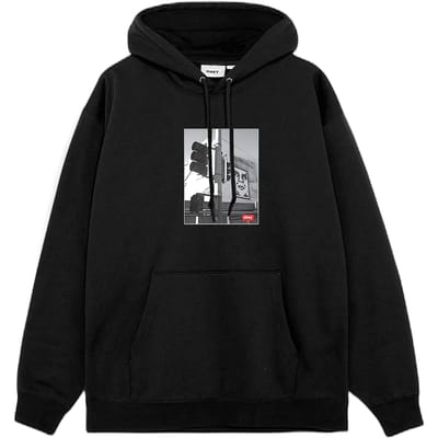 fenol Obey Los Angeles foto fleece - zwart