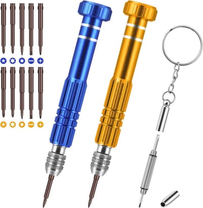 13-in-1 Mini Schroevendraaier Set voor Reparaties van Brillen, Horloges en Elektronica