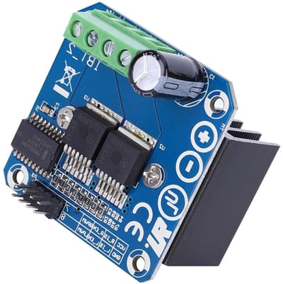 Krachtige Double H-Bridge Motor Driver Module 43A voor Robotica, Elektronica en Slimme Voertuigen met Hoge Stroom en Betrouwbare Sturing