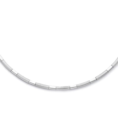 Zilver collier 3,3 mm 43 cm poli/mat PSN1337122
