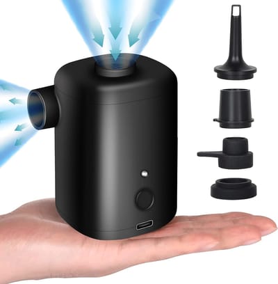 Opblaaspomp Elektrisch - Opblaaspomp Electrisch - Elektrische luchtpomp - Elektrische oppompapparaat - Elektrische compressor - Elektrische luchtcompressor - Elektrische opblaaspomp - Elektrische pomp voor opblaasbare objecten - Elektrische opblazer