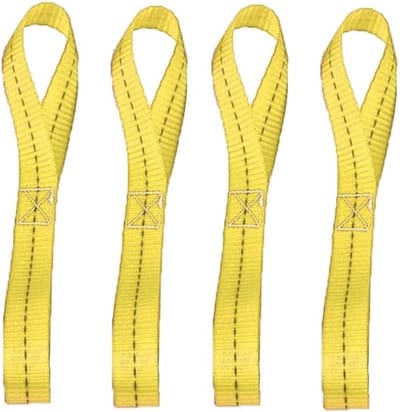 Set van 4 Sterke Nylon Luggage Riemen 2.5x40cm voor Motorfietsen, ATV's en Kamperen - Tot 800kg Laadcapaciteit, Ideaal voor Klimmen en Ophangen