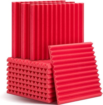 Geluiddempende bekleding - Isolatieplaten - Sound-absorbing upholstery - Akoestische schuimtegels, geluiddichte studioschuimen - soundproof studio foams -Sound dampening 12