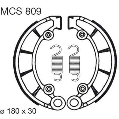 Remschoenset TRW MCS809