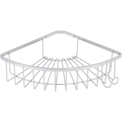 Aquavive Doucherek - 1-laags - Hoek - Muurmontage - Verchroomd - 21x27x6cm