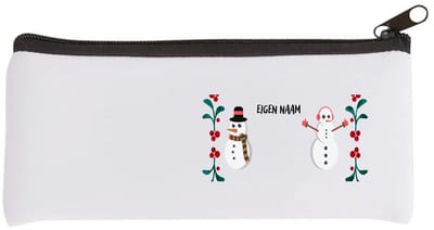 Akyol - kerst sneeuwpoppen met eigen naam Etui - Kerstmis - kerst beker - winter - kerst - christmas - kerst cadeau - 20 bij 9 cm