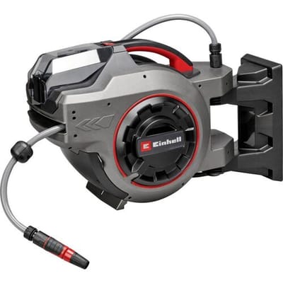 Einhell Accu Slanghaspel GE-HR 18/30-1 Li Solo - Power X-Change - 18 V/Li-ion - 30 meter + 1,5 meter - Automatisch slang oprollen - 180° Draaibaar - Excl. accu en lader