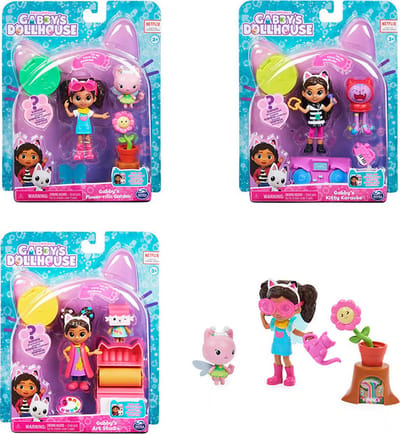 KOCI DOMEK GABI Zestaw Kwiatowy Ogród GABI Figurki Kitty Fairy SPIN MASTER