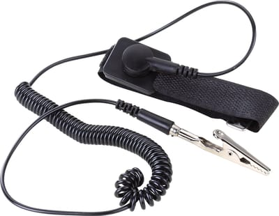 Antistatische armband polsband Zwart
