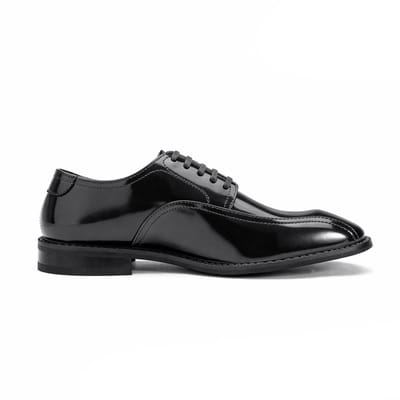 ALLTHEMEN Heren Zakelijke Spitse Neus Schoenen - Lakleer - 41