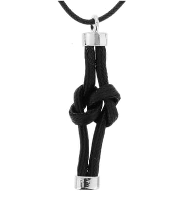 Behave - Ketting met knoop hanger - Minimalistische stijl - Urban casual