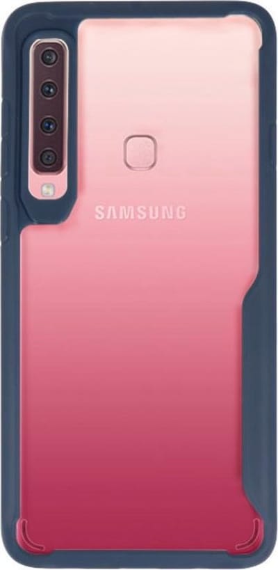 Navy Focus Transparant Hard Cases Samsung Galaxy A9 2018