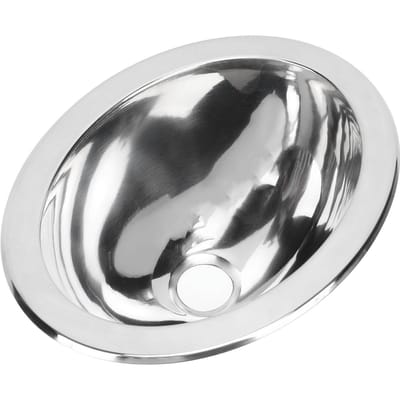 Enkele spoelbak barsink 290x220x120mm Gepolijst roestvrij staal Keukenspoelbak met 40mm Afvoergat voor gray