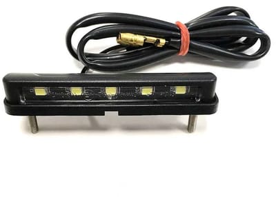Vparts 12v0.5w 68.5x15mm St-70018alede Kentekenplaatverlichting Zilver