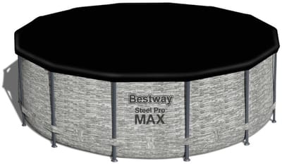 Bestway Afdekzeil rond ø427 cm - 58248 - Zwembad Afdekzeil - Zwembadhoes - Zwembad Afdekking - Zwembad Bescherming - Zwembad Afdekking Rond