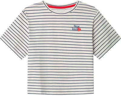 Pepe Jeans Gertrudis T-shirt Met Korte Mouwen Wit 10 Years Meisje