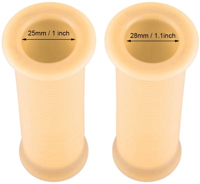 Dailygoods- Motorhandvatten Universele Pasvorm - TPU Handgrepen - 1 Inch/25 mm - Diverse Kleuren - Lichtgewicht - Oliebestendig - Motorfiets Handgrepen