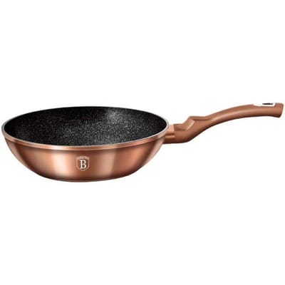 Berlinger Haus Rose Gold Serie - Graniet Wokpan - 28cm - Turbo Inductie