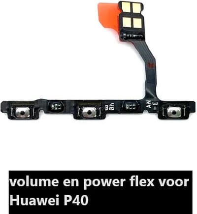 Togadget® - geschikt voor Huawei P40 power en volume Flex Kabel - aan uit knop - volume up volume down