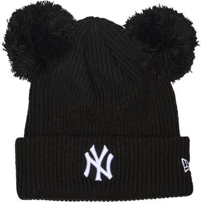 New Era Double Pom Winter mutzen Unisex - Zwart - One Size - Wol