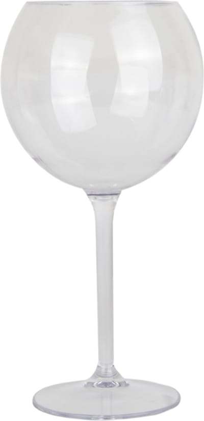 Depa Gin tonic/cocktailglas - 4x - transparant - onbreekbaar kunststof - 650 ml